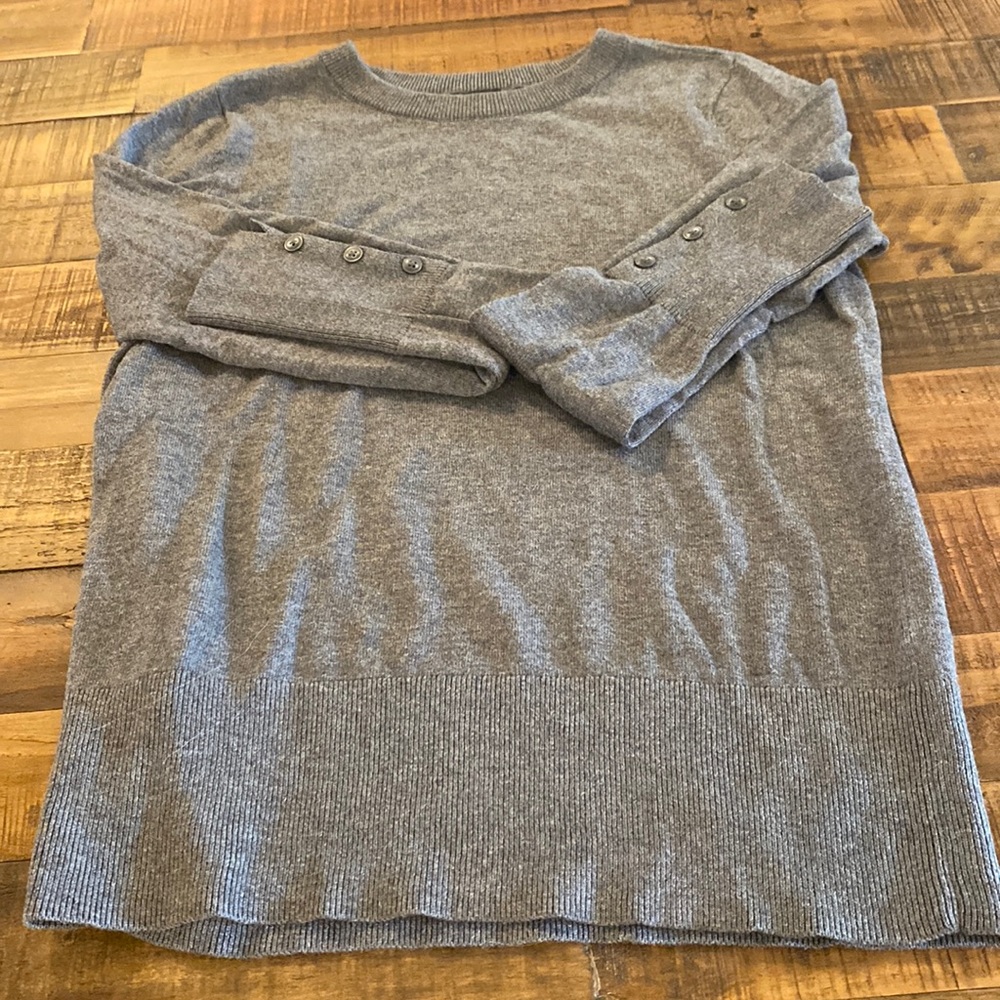 Size small, fitted, thin sweater, from Nordstrom.